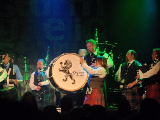 Drummer in the Chicago Pipe Band - Opening for Gaelic Storm at the House of Blues, Chicago, IL 